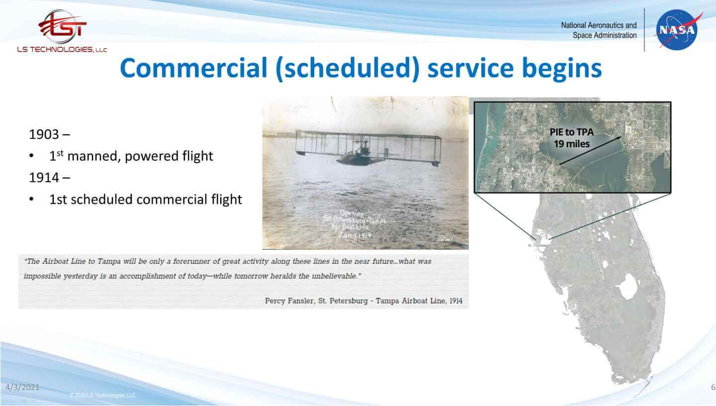 History of Commercial Flight timeline