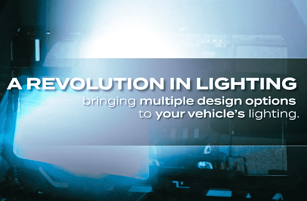 a revolution in lighting : Technical illustration of MOSAIC lighting from online marketing video